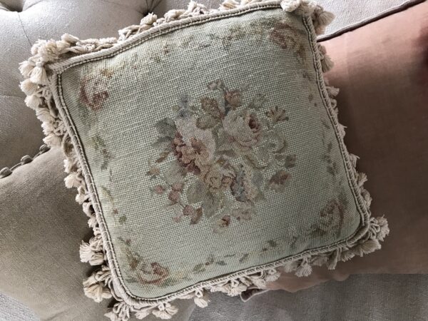 French Vintage Tapestry Cushion