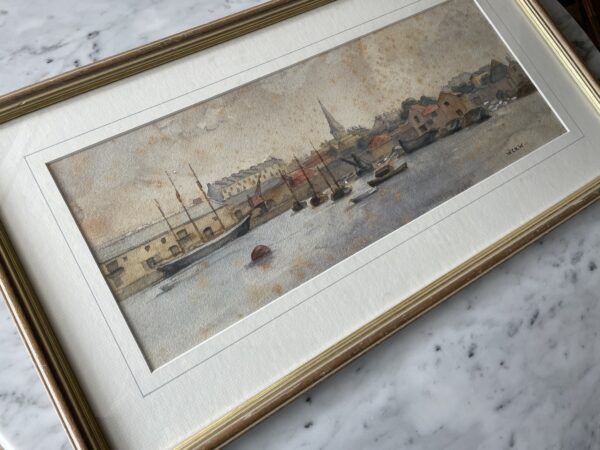 Harbour watercolour
