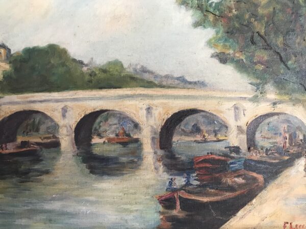 River Seine, oil on canvas