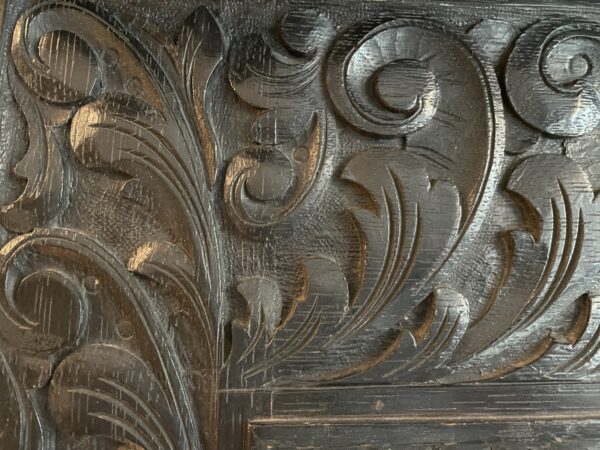 Anglo Indian Carved Mirro, 19th Centuryr