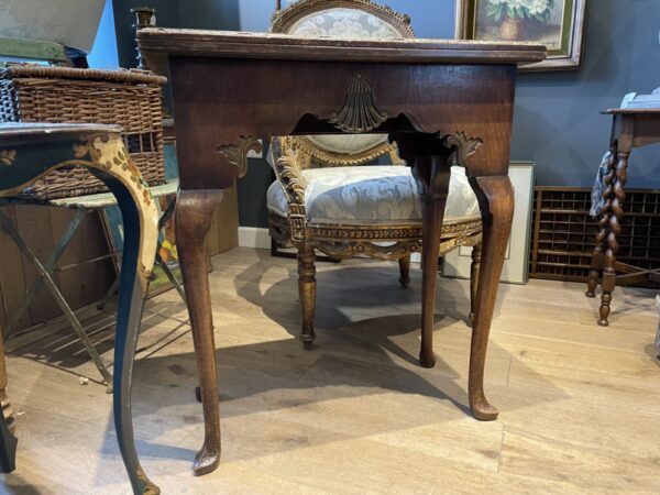 1920's walnut card table.