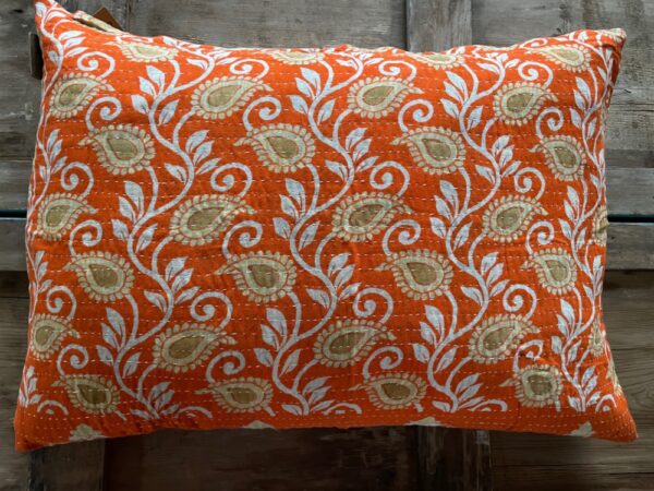 vintage, kantha cushion, handmade Tangiers