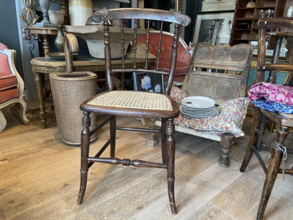 19th century decorative hall chair arts and crafts