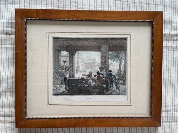 Lithograph by villain. Artist Antoine Jean Baptiste Thomas