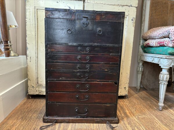 19th century, Chinese travelling chest of drawers,
