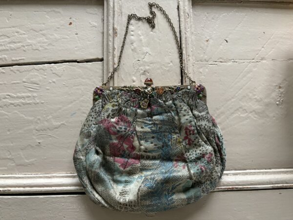 Antique, French, Silk Handbag