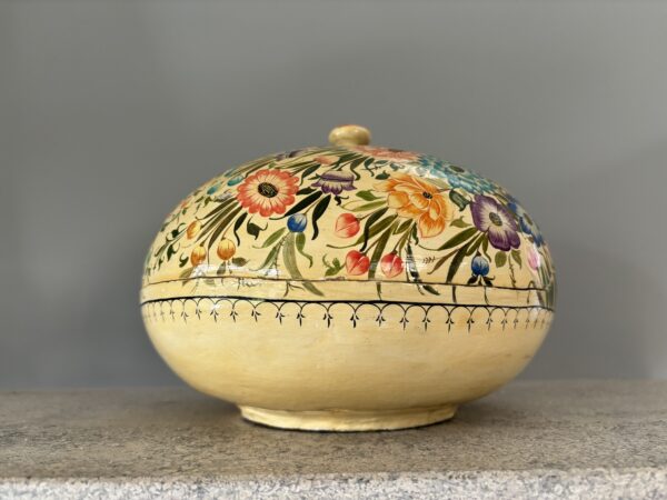 Large, Vintage, Papier Mache Pot