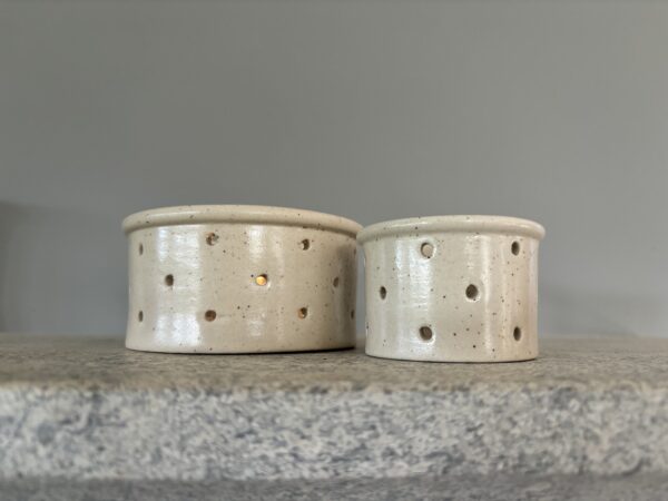 French, Cheese Mould, Tea Light Holder - Small
