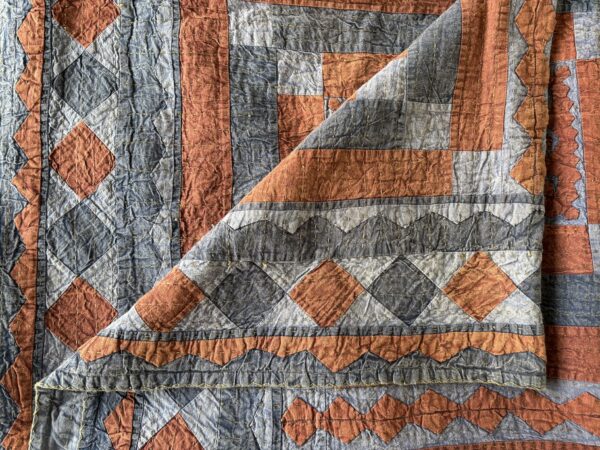 Very Large (475cm x 275cm) Antique, Indian, Quilt