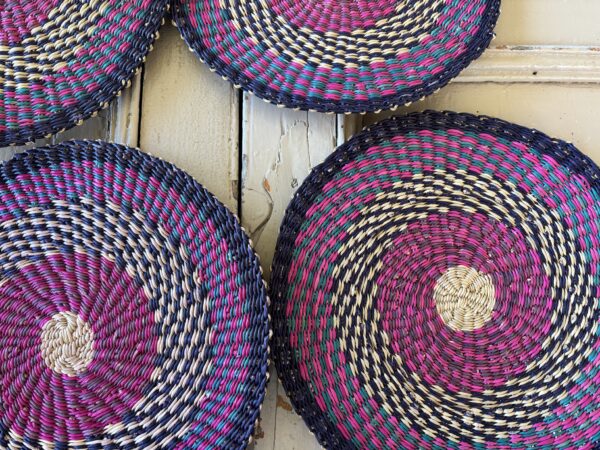 Handwoven, African, Place Mats (Set Of Four) - 'A'