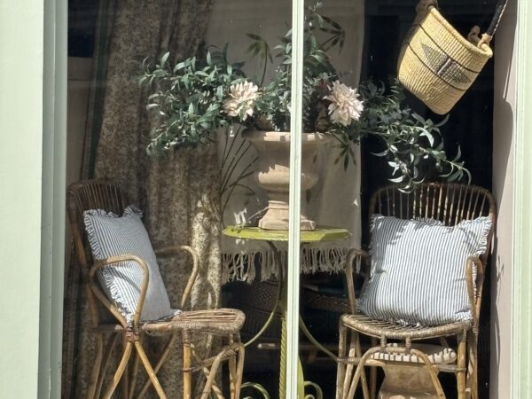 Pair Of French, Mid Century, Bamboo, Arm Chairs