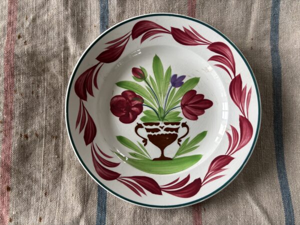 Decorative, Old, French Plate - A