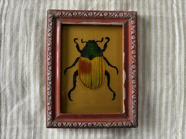 Glass painting - 'Beetle'