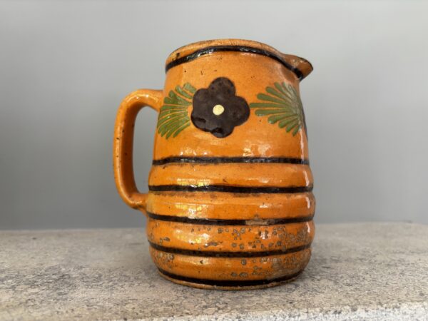 old French pottery jug small