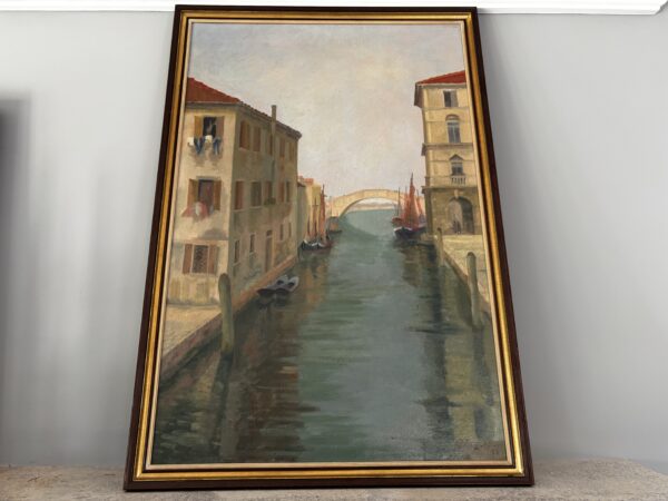 Large, Vintage, Oil On canvas - Venice