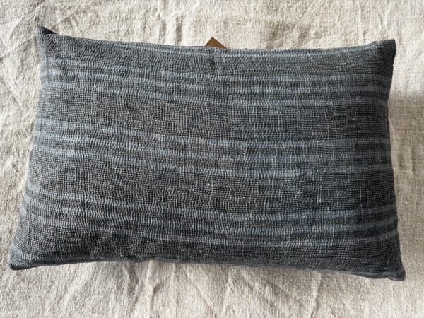 Unique, Vintage, Handmade, Feather Filled, Cushion - 'Hydra Stripe'